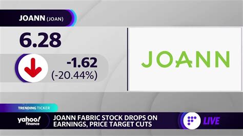 Detailed statistics for JOANN Inc. (JOAN) stock, including valuation metrics, financial numbers, share information and more. Detailed statistics for JOANN Inc. (JOAN) stock, including valuation metrics, financial numbers, share information and more. ... The stock price has decreased by -86.38% in the last 52 weeks. The beta is 0.98, so …